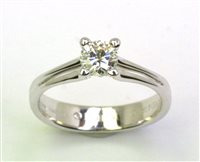Anillo Damiani Mujer in Oro blanco Diamante 81026477 - 81026477